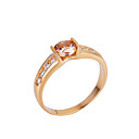 Elegant Channel Cubic Zirconia Ring - Cubic Zirconia Ring 81022-33  (SZY962)