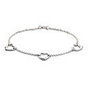 Heart-in-Heart Silver Chain Bracelet SL006 (SZY1211)