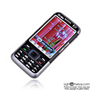 WanShiDa 6292 Dual Card Dual Camera Touch Screen Cell Phone Black(SZR419)