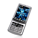 m999 dupla placa de tv quad band girar prata telefone (szr269)