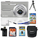 Olympus FE-360 8.5mp fotocamera digitale da 2,5 pollici a cristalli liquidi xd 1gb + + batteria + 6bonus (szw712)