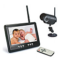 2.4GHZ 7-Inch Baby Monitor with 1/4" Sharp CCD Night Vision Camera