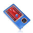 2gb de 2,4 polegadas mp3 / mp5 players com slot para cartão azul (szm109)