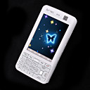 V5000 Dual Card Touch Screen Cell Phone White
