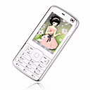 k791 doppia scheda quad band tv funzione del telefono cellulare in argento e nero (szr630)