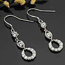 Sterling Silver Alluring CZ Earring Drop-sterling Silver Earring e22798 (SZY1416)