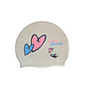 Brand New SPURT White Silicone Swim Swimming Caps (KYF030)
