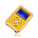 4gb mini mp3 players com laranja alto-falante (szm194)