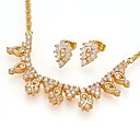 18K Gold Plated Elegant CZ Jewelry Set-Cubic Zirconia Jewelry Set SYX-0382 (SZY1704)