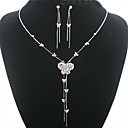 Sweet Love CZ Dragonfly Tassel Wedding Jewelry Set (SZY1736)