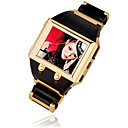 q008 triple banda pantalla táctil teléfono reloj de oro y negro (szr375)