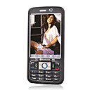 CHANGJIANG A328 Dual Card Quad Band Dual Camera TV  Ultrathin Cell Phone Black