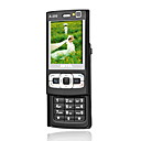 aktel een-200 dual card flatscreen-slip mini mobiele telefoon zwart