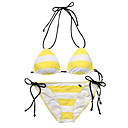 Free Shipping Hot Popular Yellow Two Piece Bikini Swimwear Swimsuit (Start from 10 Units) (KFP023)