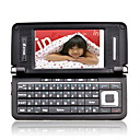 E90 pda doble tarjeta de doble pantalla táctil sreen diapositiva teléfono celular negro (no para nosotros / Canadá) (szrw047)
