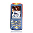 N66 dual card quad band touch screen cellulare blu e rosso (szrw125)