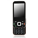 N85 dual card quad-band dual slip TV-functie flat touch screen mobiele telefoon zwart en paars