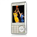 t1000i quad-band con funzione di zoom tv lente doppia scheda d'argento telefono cellulare (szsh0006)