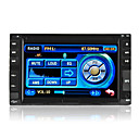 6,2 pulgadas de pantalla táctil 2 din en el tablero de coches reproductor de DVD iPod y GPS incorporado sistema de doble zona ak-6210i