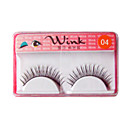 Natural Looking Eyelashes #04# - 10 Pairs of Long and Curved Lashes