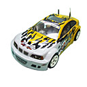 1:10 Scale  Winner Pro 4WD Nitro Gas Yellow Fire Super RC Racing Car (YX00141-3)