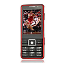 KENXINDA X1000 Dual Card Quad Band Dual Camera TV Function Ultra-thin Flat Touch Screen Cell Phone Black&Red