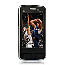 M001 Quad Band Dual Card WiFi TV Touch Screen Cell Phones Black+2GB TF Card