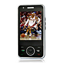F007 Dual-Quad-Band-Karte zwei Kameras Ultra-Thin-TV-Funktion Immobilie Touchscreen Mini-Handy schwarz (szrw514)