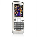 E72 tri band dual card dual standby argento telefono cellulare bar (szxhy095)