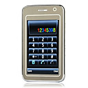 n77 PDA Dual-Karte Quad-Band Dual-Kamera Immobilie Touchscreen Business Slide Handy schwarz (szj001)