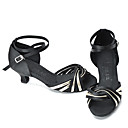 Top Fashionable Satin Upper Latin Ballroom Dance Shoes For Lady(SBS017)