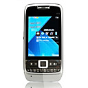 E72 Quad Band Dual Card Dual Standby Flat Touch Screen Bar Phone Gray+2GB TF Card