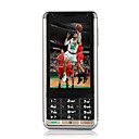 G9 Dual Card Dual Standby Dual Band Dual Bluetooth Flat Touch Screen Cell Phone Black (2GB TF Card)(SZ05450207)