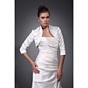  Boléro Mariage Veste Légère de Mariée Satin Manches 3/4