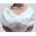 Sleeveless Faux Fur Bridal Wedding Jacket/ Wrap