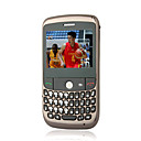 zl-8510 dual quad Java Card banda con trackball teclado QWERTY de pantalla táctil teléfono celular negro (tarjeta de 2GB TF) (sz00720268)