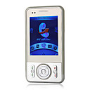S101 Dual Card Shuttle Compass Navigation Flat Touch Screen Cell Phone Pink and Silver (2GB TF Card)