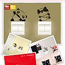 wandschakelaar stickers van panda grappig (ceg50104)