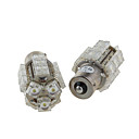 2 x 18 multi-functionele LED-lampen - remlicht - staart licht - zet licht (S25-BA15S-18-w)
