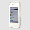 N97i style Quad Band Dual Card Dual Standby TV Function Dual Camera Flat Touch Screen Cell Phone White (2GB TF Card)(SZ05440195)