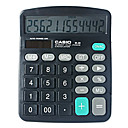 casio calculadora solar powered dupla com 12 dígitos (m-28)