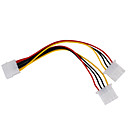 pc 1-op-2 stroomkabel splitter