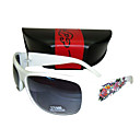 nuevo diseño del tatuaje de la moda de gafas de sol + paño de limpieza libre y estuche duro - marco blanco dsco2098-0479-11.13-12
