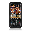 E68 double double carte quadri-bande, appareil photo avec le DVB-T TV téléphone à écran tactile cellule noire (2 Go Carte TF) (sz00720369)