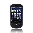 Lixin G2 Dual Card Dual Camera Quad Band WIFI TV Function with Trackball Flat Touch Screen Cell Phone Black (2GB TF Card)