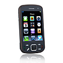 Q7 Quad-Band Dual-Karte Dual-Standby-TV-Funktion Dual-Kamera Blitzlicht Immobilie Touchscreen Handy schwarz (2GB Karte tf) (sz05440252)