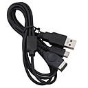 2-in-1 câble usb chargeur pour NDS et NDS Lite