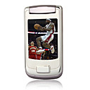 D66 card dual standby dual quad band bluetooth touch screen del telefono cellulare e grigio argento (2GB TF card) (sz05450367)