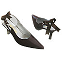 Satin Upper High Heel Closed-toes Evening Shoes More Colors