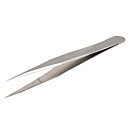 Stainless Steel Precision Straight/Sharp Tweezers (11.9cm)